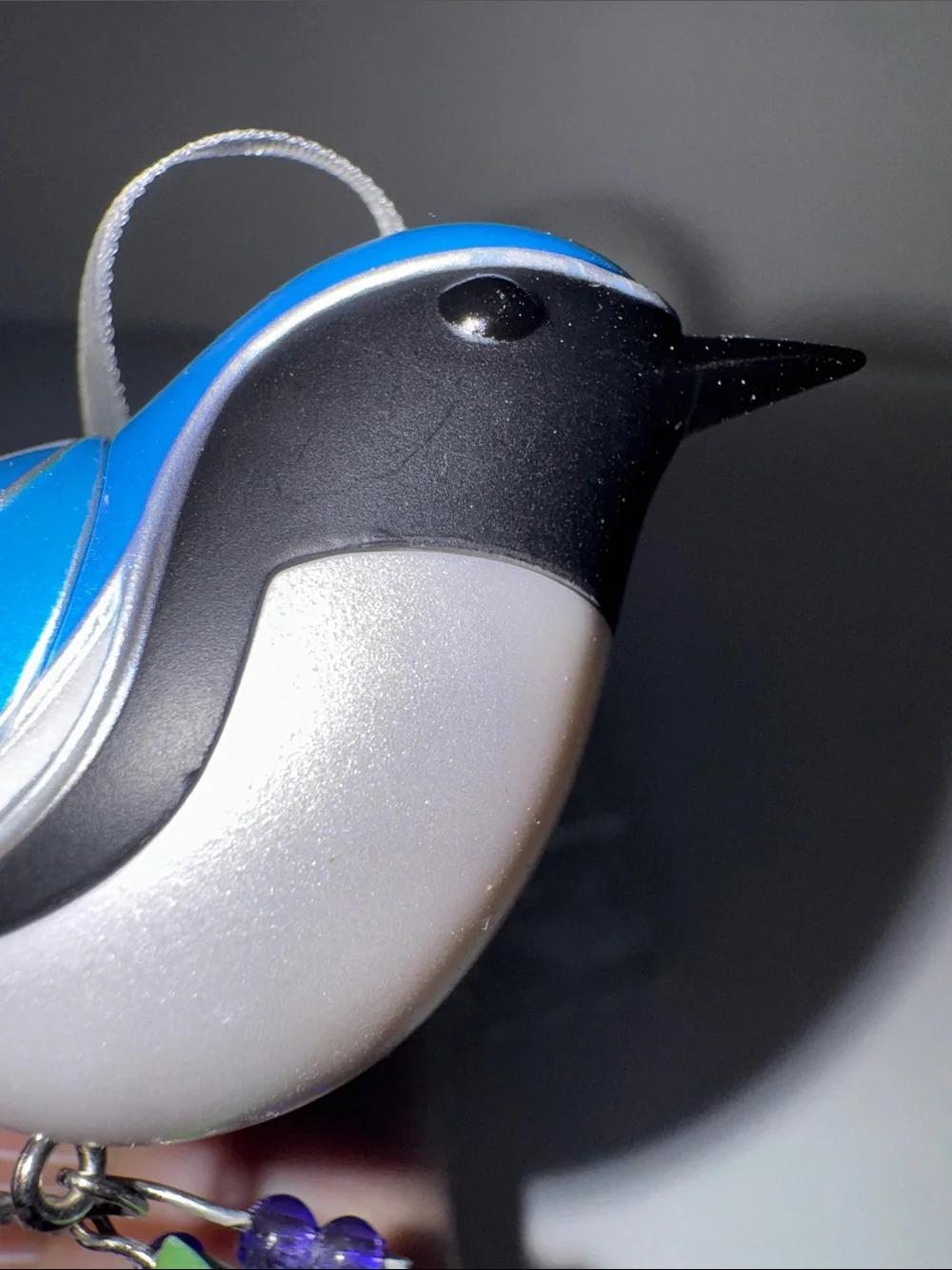 Hallmark Keepsake Ornament Black-Throated Blue Warbler bird ornament
